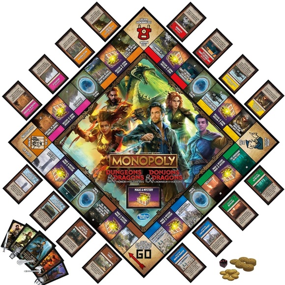Board game - NEW ! Monopoly - Dungeons & Dragons, Honour Among Thieves - Picture 3 of 10